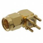 PCB Mount SMA Connector Right Angle (Plug, Male,50Ω)
